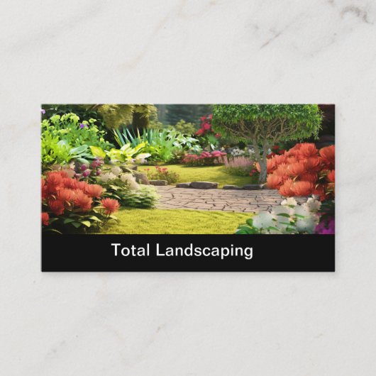 造園とガーデンの名刺 名刺 (正面)