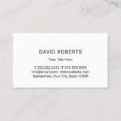 造園と芝生の気にプロフェッショナルツリーロゴ 名刺 (裏面)