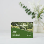 造園のテーマのモダンなデザイン 名刺 (スタンド正面)