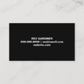 造園の名刺 名刺 (裏面)