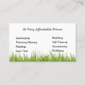 造園の名刺 名刺 (裏面)