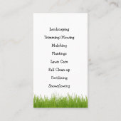 造園の名刺 名刺 (裏面)