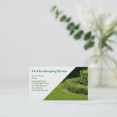 造園の名刺 名刺 (スタンド正面)