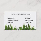 造園の名刺 名刺 (裏面)