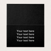 造園の芝生のテントの折目のスタイル 名刺 (内部フラット)