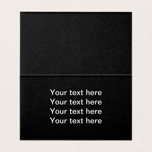 造園の芝生のテントの折目のスタイル 名刺 (内部フラット)