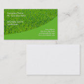 造園の芝生の心配の庭師 名刺 (正面/裏面)