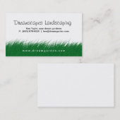 造園の芝生の心配の野草の名刺 名刺 (正面/裏面)