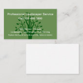 造園の芝生サービス 名刺 (正面/裏面)