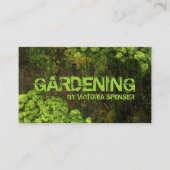 造園ガーデニング気に芝生自然設計者 名刺 (正面)