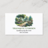 造園ガーデンクラウンケアハウス 名刺 (正面)