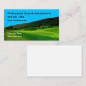 造園グラウンド保守名刺 名刺 (正面/裏面)