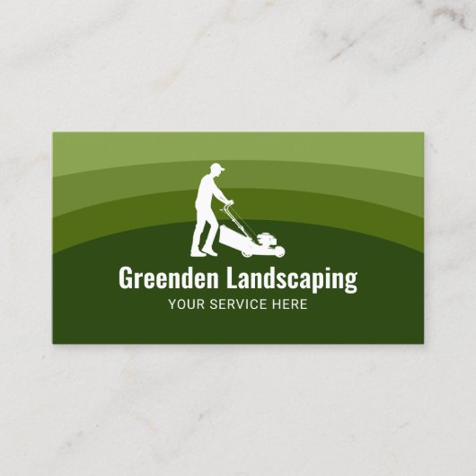 造園グリーンシェードプロフェッショナルロ気にーン 名刺 (正面)