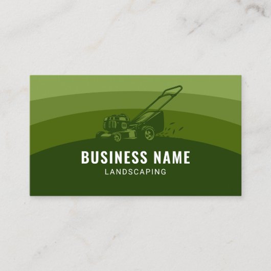 造園グリーンシェードプロフェッショナルロ気にーン 名刺 (正面)