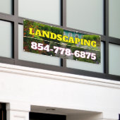 造園サービスカスタムバナー 横断幕 (ビルの外側)