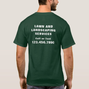 造園サービス業 広告Tシャツ Tシャツ