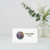 造園サービス 名刺 (スタンド正面)