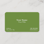 造園サービス/庭の手入れ 名刺 (裏面)