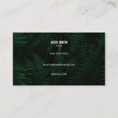 造園スローガンズビジネスカード 名刺 (裏面)