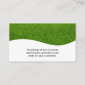 造園ツリースタイル化アイコン 名刺 (裏面)