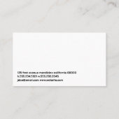 造園ツールのアイコン |草の背景 名刺 (裏面)