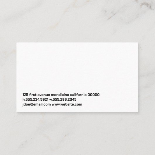 造園ツールのアイコン |草の背景 名刺 (裏面)