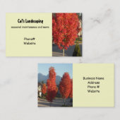 造園デザイン 名刺 (正面/裏面)