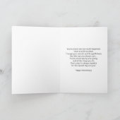 造園パーソナライズされた夫結婚記念日 シーズンカード (内部)