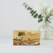 造園ビジネス秋のかえではヴィンテージを去ります 名刺 (スタンド正面)