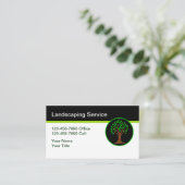 造園プロフェッショナルシンプル 名刺 (スタンド正面)