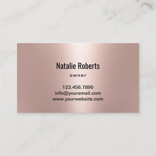 造園モダンバラ金ゴールドラ気にウン 名刺 (裏面)