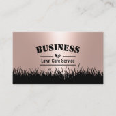 造園モダンバラ金ゴールドラ気にウン 名刺 (正面)