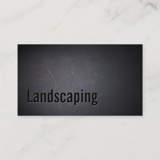 造園モダンブはっきりしたラッエレガントク 名刺 (正面)