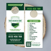 造園モダン芝刈りマーケティング ドアノブサイン