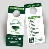 造園モダン芝刈りマーケティング ドアノブサイン