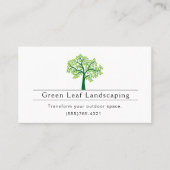 造園ヤードガーデンサービス 名刺 (正面)