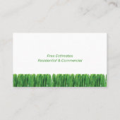 造園ヤードメンテナン気にスローンビジネスCa 名刺 (裏面)