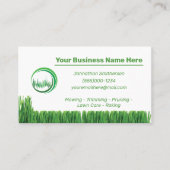 造園ヤードメンテナン気にスローンビジネスCa 名刺 (正面)