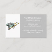 造園ヤード整備名刺 名刺 (正面)
