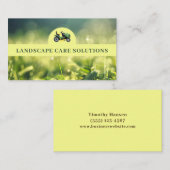 造園ヤード芝生整備サービス 名刺 (正面/裏面)