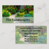 造園ランドスケーパー名刺 名刺 (正面/裏面)