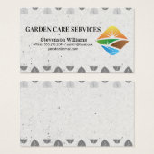 造園ロゴ | ガーデン気にサービス (正面&裏面)
