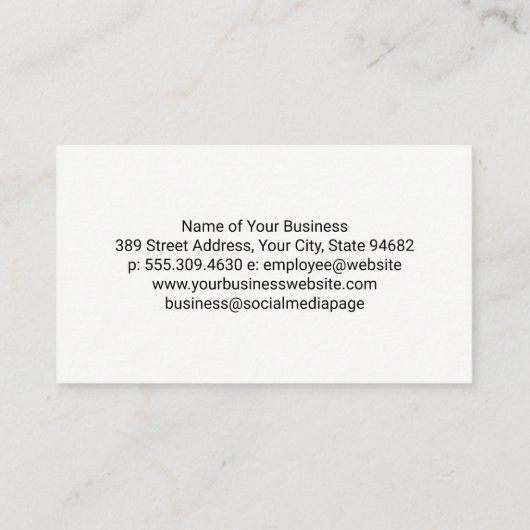 造園ロゴ | サン 名刺 (裏面)