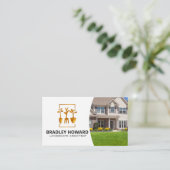 造園ロゴ |ホーム |芝生 名刺 (スタンド正面)