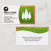 造園ロゴ |草と木 名刺 (正面/裏面)