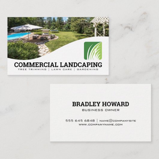 造園ロゴ | Backyard 名刺 (正面/裏面)