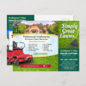 造園ロー気にングラスカットチラシポストカード ポストカード (正面/裏面)