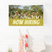 造園今雇用バナーのカスタマイズ可能な屋外 横断幕 (インサイチュ)