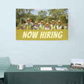 造園今雇用バナーのカスタマイズ可能な屋外 横断幕 (トレードショー)