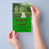 造園会社フライヤー チラシ (ハンドル)